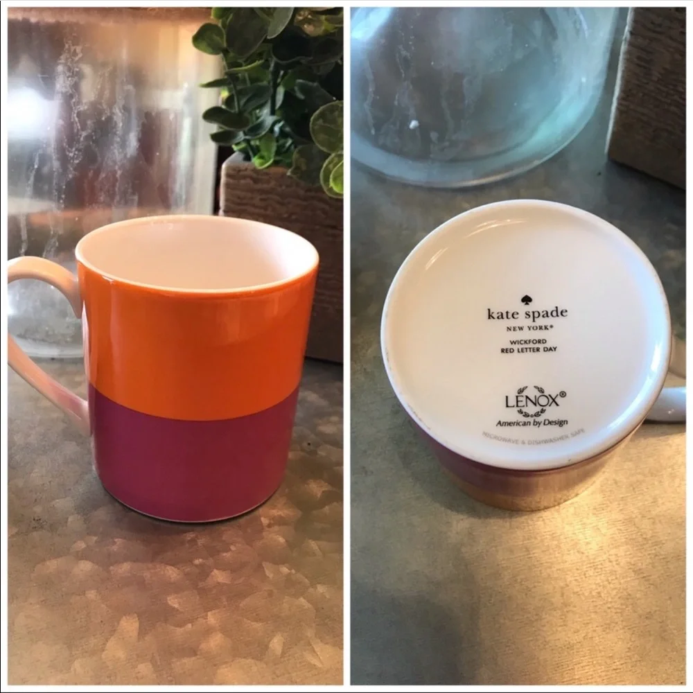 Kate Spade Monogram Mug